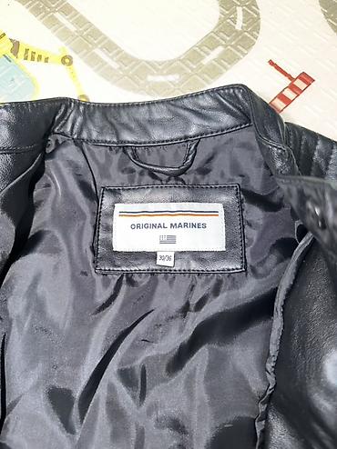 Верхняя одежда: Куртка кожаная детская на 3-4 года. Бренд: Original Marines. 500c — 3