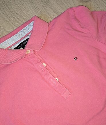 lacoste majice original: Tommy Hilfiger, S (EU 36), Cotton, color - Pink