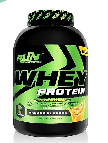 İdman və hobbi: RUN Nutrition Whey Protein – 2400 qram • 60 servis • Dadlar: Çiyələk — 2