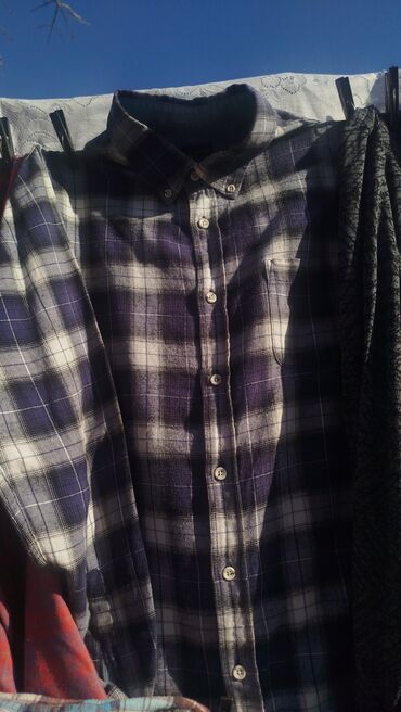 Рубашки: Продаю фанельковые рубашки 100% хб привозные Корея б/у в отличном — 6