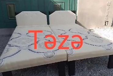Çarpayılar: Təzə çarpayılar. 1 nəfərlik çarpayılar 60manat. 2 nəfərlik taxt — 22