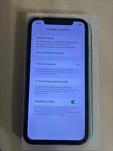 iphone se2022: IPhone 11, 64 GB, Alpine Green, Simsiz şarj — 7