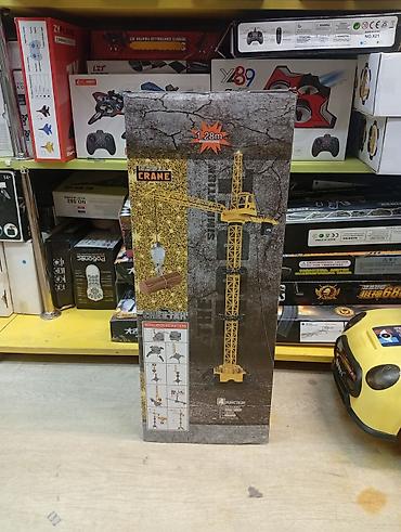 пультовые: Игрушечный башенный кран CRANE (Cheetah) — высота 1,28 м - Большой — 1