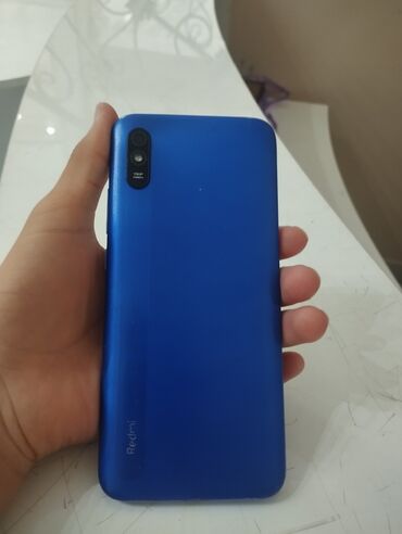 ми 9 а: Redmi, Redmi 9A, Б/у, 32 ГБ, цвет - Голубой, 1 SIM, 2 SIM, eSIM