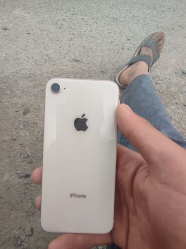Apple iPhone: IPhone 8, Б/у, 64 ГБ, Чехол, 100 %