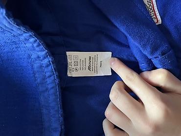 samsung galaxy s1: Кимоно для дзюдо Mizuno, оригинал - Размер: 160 - Цвет: синий - — 3