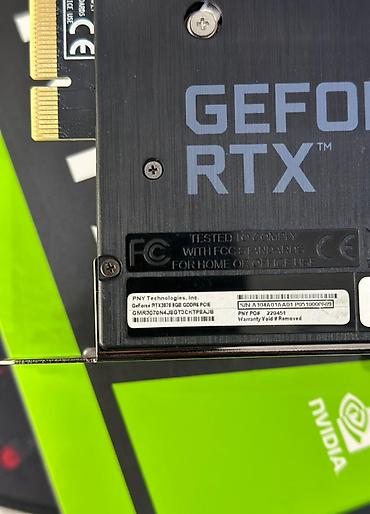1080 ti: Videokart PNY GeForce RTX 3070, 8 GB, İşlənmiş — 6