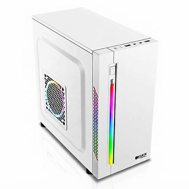 Корпус ATX RGB- белый -"Волшебный кристалл" Все кнопки находятся
