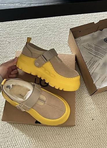 домашняя тапочки: Сабо, 40, UGG, Новый, цвет - Бежевый, Самовывоз — 5