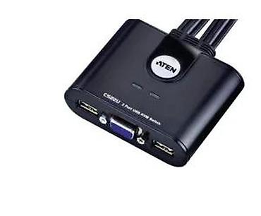 Druga oprema za računare i laptopove: ATEN CS22U – 2-portni USB KVM preklopnik (sa integrisanim kablovima) — 13