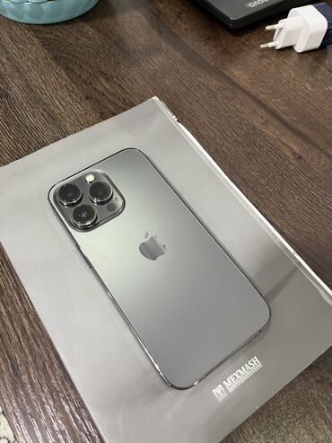 дисплей 13 про: IPhone 13 Pro, Б/у, 256 ГБ, Black Titanium, Защитное стекло, Чехол, 95 %