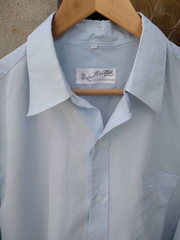 lacoste košulje: L (EU 40), XL (EU 42), Single-colored, color - Light blue