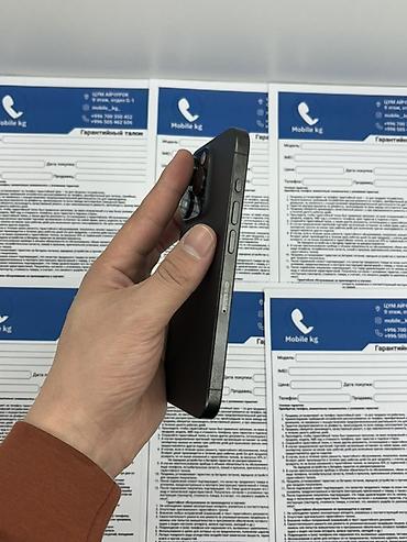 ıphone 12 pro max: IPhone 15 Pro, Б/у, 128 ГБ, Black Titanium, Кабель, В рассрочку, 82 % — 3