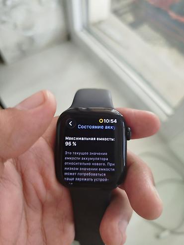 чехол на 7: Apple Watch Series 10 GPS + Cellular + esim, 42 мм, цвет Jet black — 4