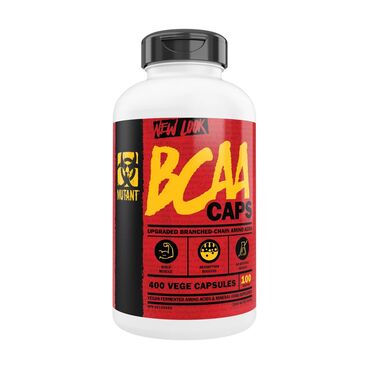 bca: ВСАА Mutant Capsules 640 мг х 400 капсул Лейцин, изолейцин и валин в