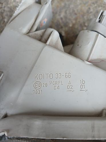 Жарыктандыруу системалары: Алдыңкы оң фара Toyota 2003 г., Колдонулган, Оригинал, Жапония — 2