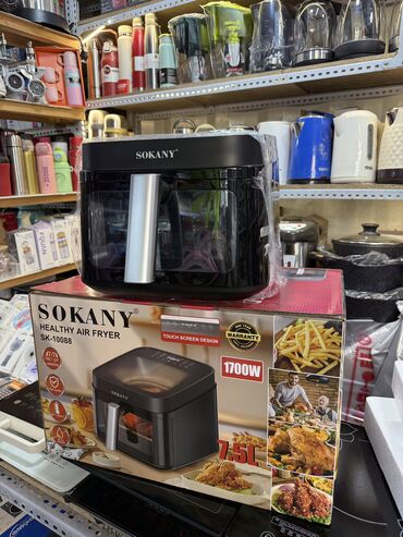 Расчески-выпрямители: Аэрогриль Airfryer Бренд Сокани Sokany 10088 Мощность 1700 ватт