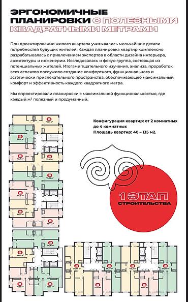 11: 2 комнаты, 79 м², ул. Горького / Алматинка Элитка, 5 этаж, ПСО (под самоотделку) — 2