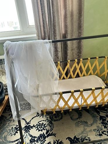 люлька переноска для новорожденных: Люлька, Новый, Качалка, Металл, цвет - Черный, Бесплатная доставка — 2