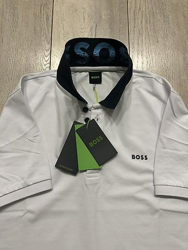 Футболки: Мужская футболка, XL, Boss, Новый, цвет - Белый — 2