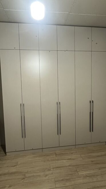 Шкафы для одежды: Шкаф для одежды, Новый, Прямой, МДФ — 7