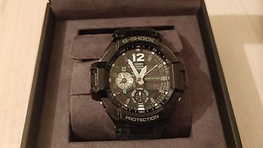 авиационные: Спортивные часы часы, Casio (G-Shock), Альтиметр, Барометр, Компас, Водонепроницаемые, Оригинал, Мужские, Б/у — 2