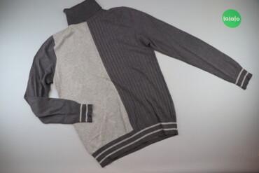 Чоловічий двоколірний светр р. XLДовжина: 74 смНапівобхват грудей: 56