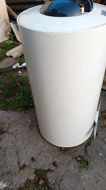 Su qızdırıcısı təmiri: Elektrik su qızdırıcısı (boiler) - Şaquli silindrik gövdə, ağ rəng - — 1