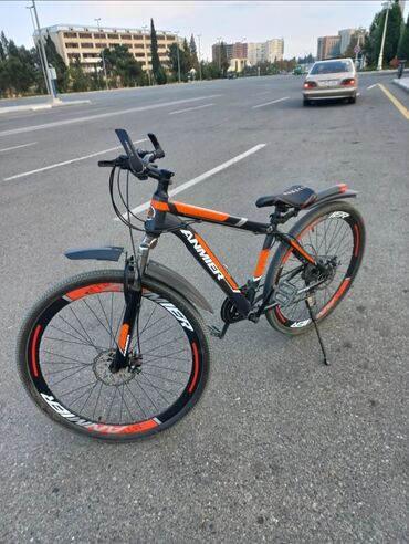 hybrid velosipedi: İşlənmiş Şəhər velosipedi Anmier, 29", sürətlərin sayı: 22, Ünvandan götürmə