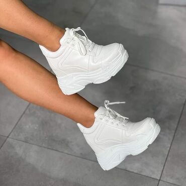 bele sandale na pertlanje: 36, color - White