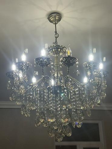 İşıqlandırma: Çılçıraq, 10 və daha çox lampa, Metal — 1