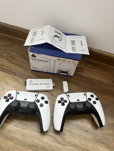джойстик для игры на телевизоре: Портативная игровая приставка Game Stick с двумя беспроводными