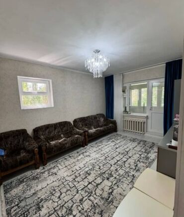 купить квартиру в 12 микрорайоне бишкек: 1 комната, 34 м², 105 серия, 2 этаж, Евроремонт