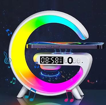 saat alanlar: 🔌 Wireless Charger 4-in-1 — LED Lampa, Bluetooth Kolonka, Stolüstü — 5
