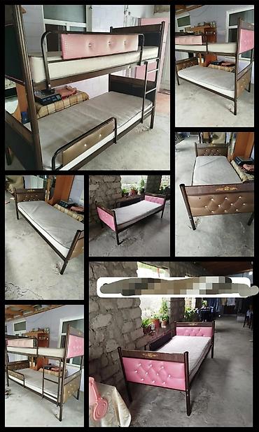 İkimərtəbəli dəmir çarpayı satılır. Model həm bunk bed kimi, həm də lalafo.az -da İkimərtəbəli dəmir çarpayı satılır. Model həm bunk bed kimi, həm də