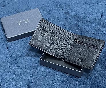 portmane: Tommy Hilfiger kişi pul kisəsi – dəri aksesuar • Material: təbii — 4