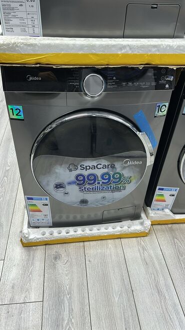 Стиральные машины: Стиральная машина Midea, Новый, Автомат, 10 кг и более, Полноразмерная — 9