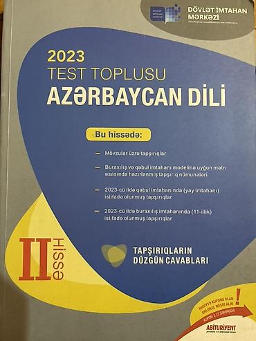 array informatika pdf 2026: Azərbaycan dili Testlər 11-ci sinif, DİM, 2-ci hissə, 2023 il — 1