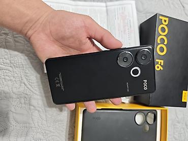 Poco: Poco F6, Б/у, 256 ГБ, цвет - Черный, eSIM, 2 SIM — 4