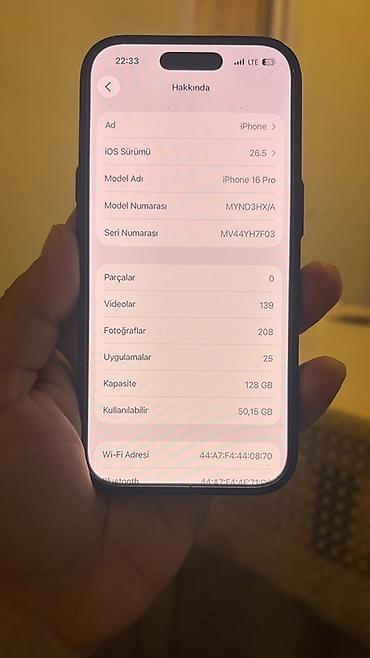 iphone 16 e4: IPhone 16 Pro, 128 GB, Qara — 1
