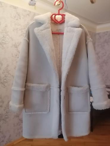 qar geyimi: Amisu markalı qadın paltosu - Model: süni xəz (shearling tərzi) içliyi — 5