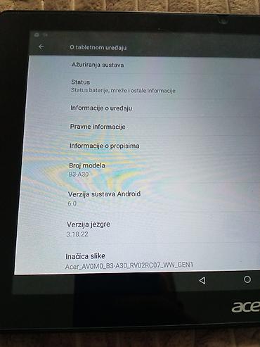 Tableti: Acer Android tablet - Ekran: oko 10 inča, široki format, prednja — 9