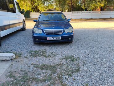 мерседес фар: Синий седан Mercedes-Benz C-Class продаю об 2,6 на автомате состояние