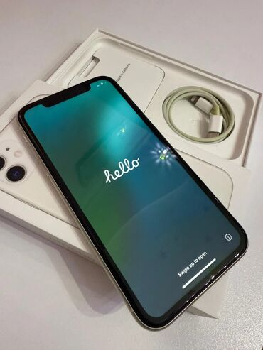 Apple iPhone: IPhone 11, 16 GB, Ağ, Barmaq izi, Face ID, Sənədlərlə