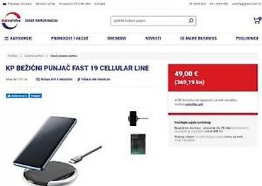 Bežični punjači za telefone: Bežični brzi punjač – Qi Wireless Fast Charger Pad (Cellularline) - — 9