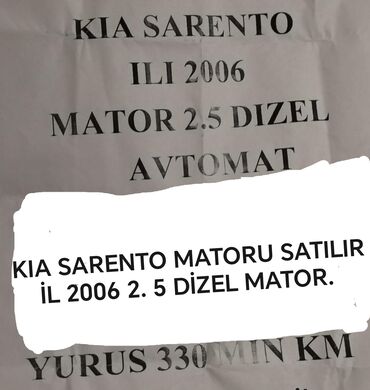 Sbor motorlar və silindr başlıqları: Kia KIA., 2.5 l, Dizel, 2006 il, İşlənmiş — 5