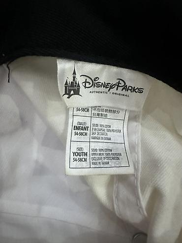baş ortusu: Disney Parks orijinal beysbol papağı – uşaq/youth ölçüsü (54–58 sm) — 2
