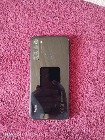 telfon soyuducu: Redmi Note 8, 64 ГБ, цвет - Черный, Отпечаток пальца