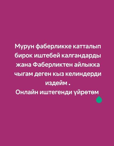 Сетевой маркетинг: Фаберликтин продукцияларын колдонуп жүрсөңүз арзандатуу менен алыңыз