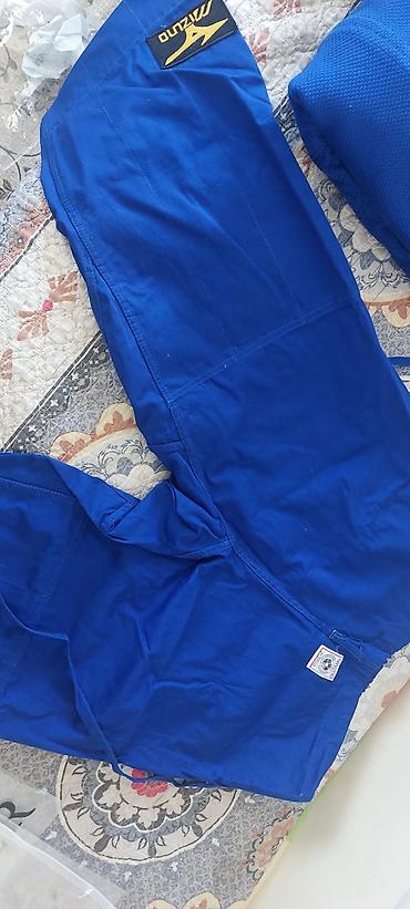 выбор: Кимоно (ги) для дзюдо Mizuno, синее - Комплект: кимоно и штаны - — 2